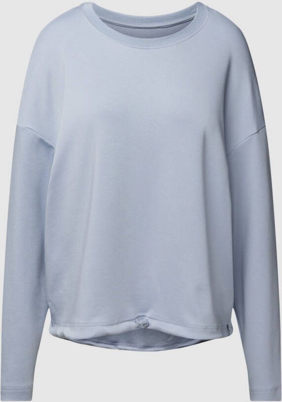 ARMEDANGELS Sweatshirt met labeldetail model 'Mailaa'