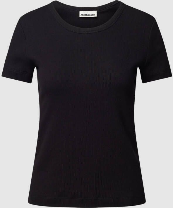 ARMEDANGELS T-shirt met labeldetail model 'KARDAA'