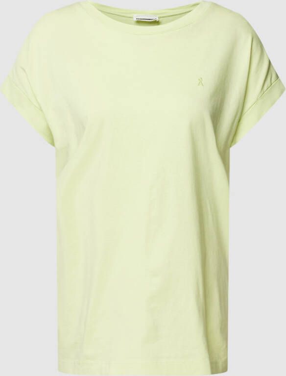 ARMEDANGELS T-shirt met vaste mouwomslag model 'IDA'