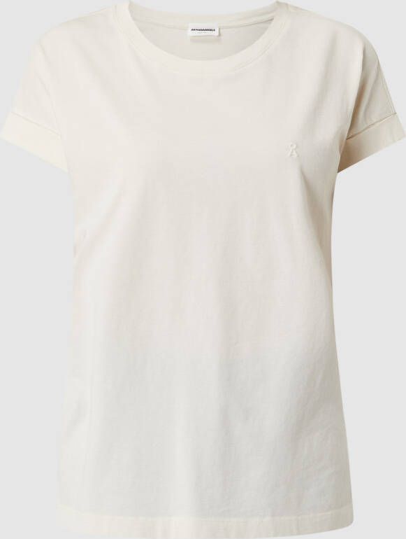 ARMEDANGELS T-shirt met geribde ronde hals model 'IDAARA'