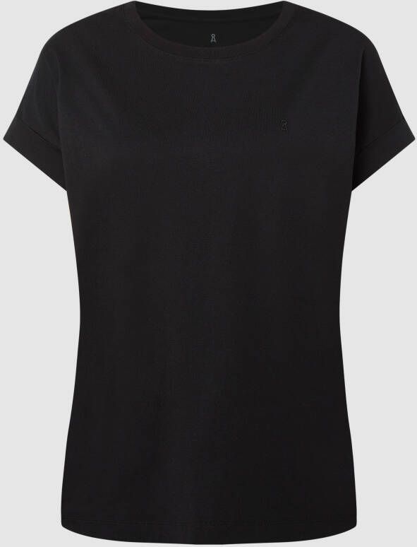 ARMEDANGELS T-shirt met geribde ronde hals model 'IDAARA'