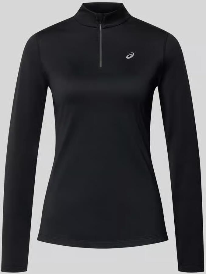 ASICS Slim Fit sportshirt met opstaande kraag en ritssluiting