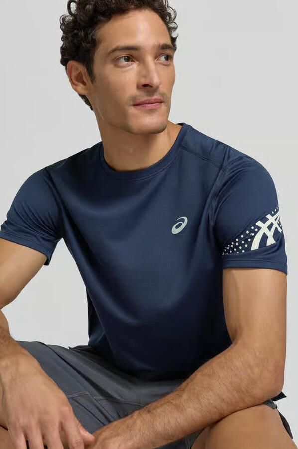 ASICS Regular fit t-shirt met labelprint model 'ICON' - Foto 2