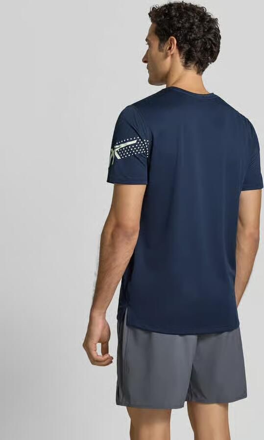 ASICS Regular fit t-shirt met labelprint model 'ICON'