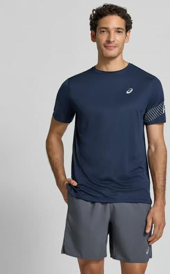 ASICS Regular fit t-shirt met labelprint model 'ICON' - Foto 2