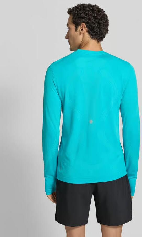ASICS Shirt met lange mouwen met logoprint en ronde hals - Foto 2