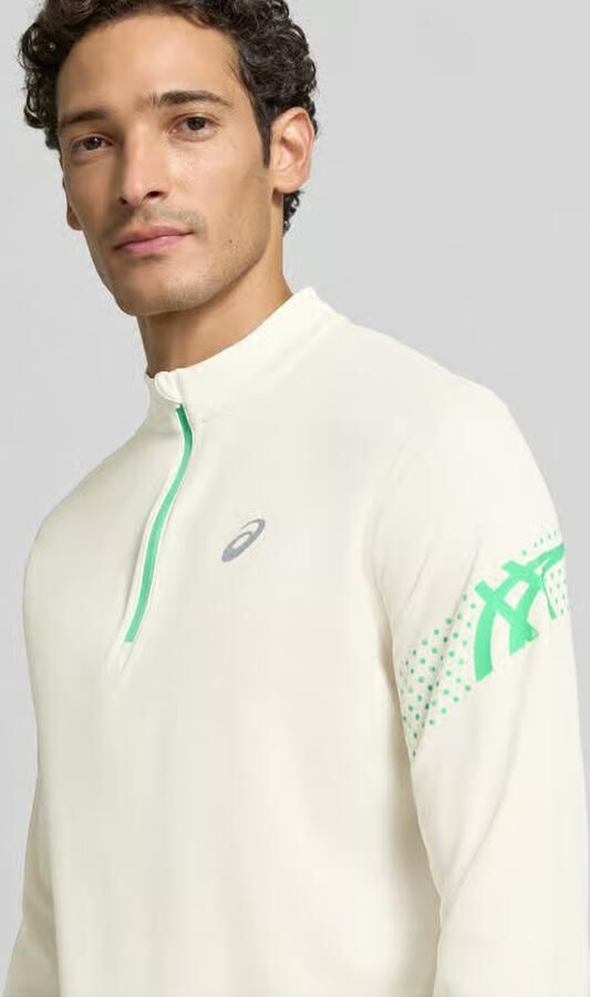 ASICS Shirt met lange mouwen met schipperskraag model 'ICON' - Foto 2