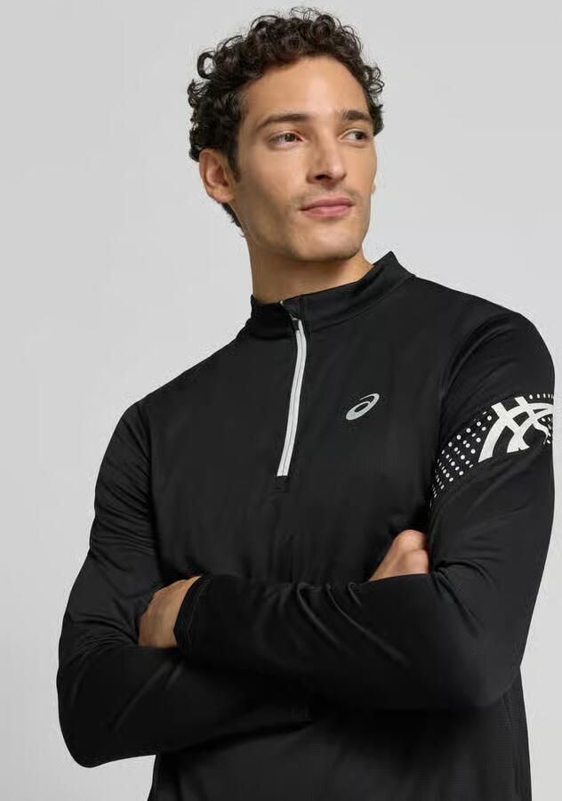 ASICS Shirt met lange mouwen met schipperskraag model 'ICON' - Foto 2