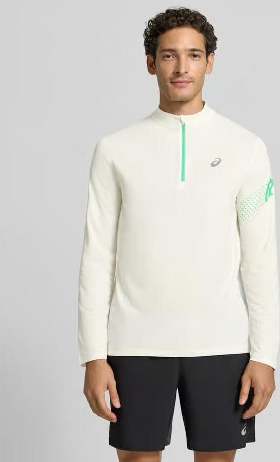 ASICS Shirt met lange mouwen met schipperskraag model 'ICON' - Foto 2