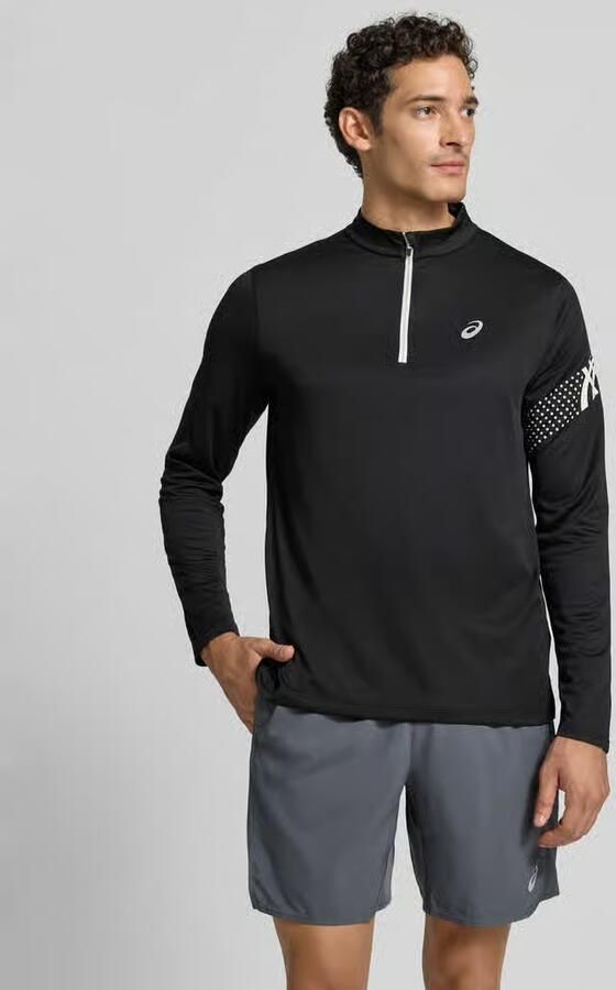 ASICS Shirt met lange mouwen met schipperskraag model 'ICON' - Foto 2