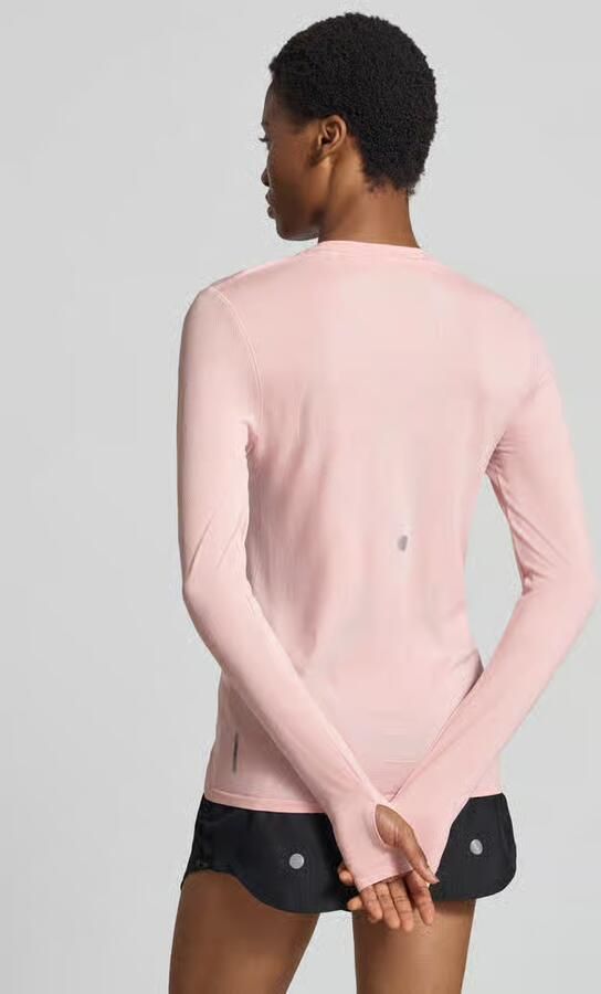 ASICS Slim fit shirt met lange mouwen met logoprint model 'Road' - Foto 2