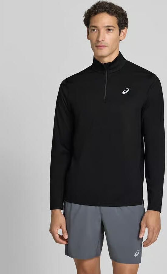 ASICS Sportshirt met logo en ritssluiting - Foto 2