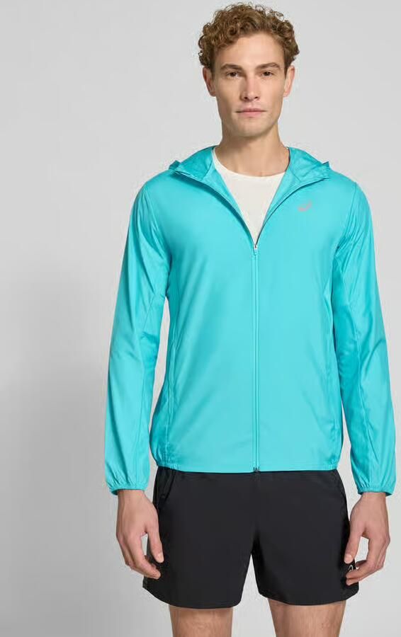 ASICS Windbreaker met logoprint en capuchon - Foto 2