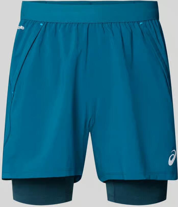 ASICS Regular fit short met geïntegreerde tights model 'Road'