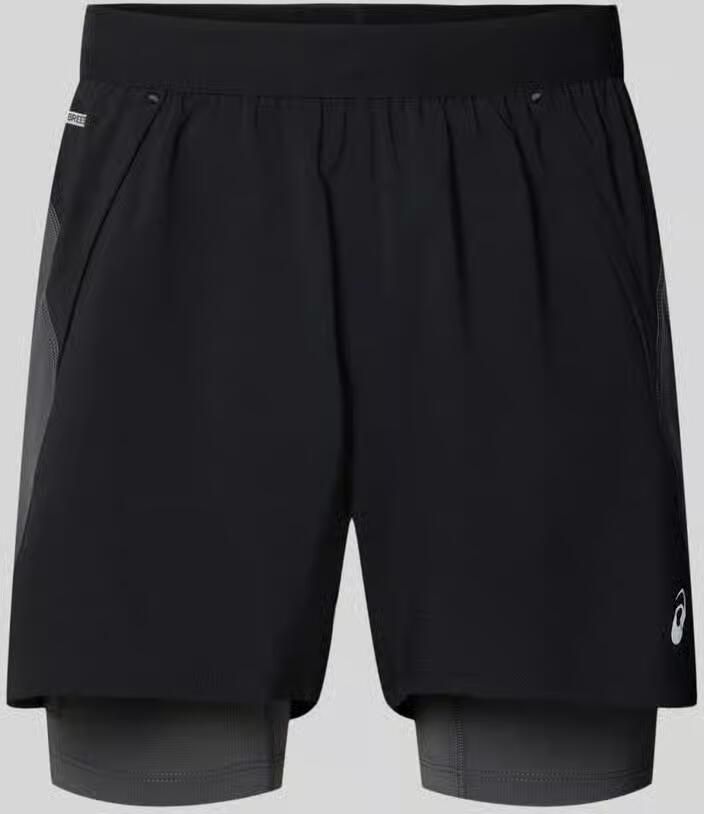 ASICS Regular fit short met geïntegreerde tights model 'Road'