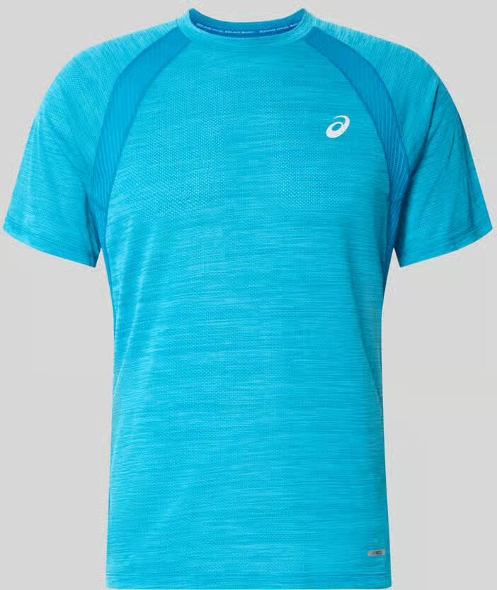 ASICS TIGER Regular fit t-shirt met logoprint model 'Road'