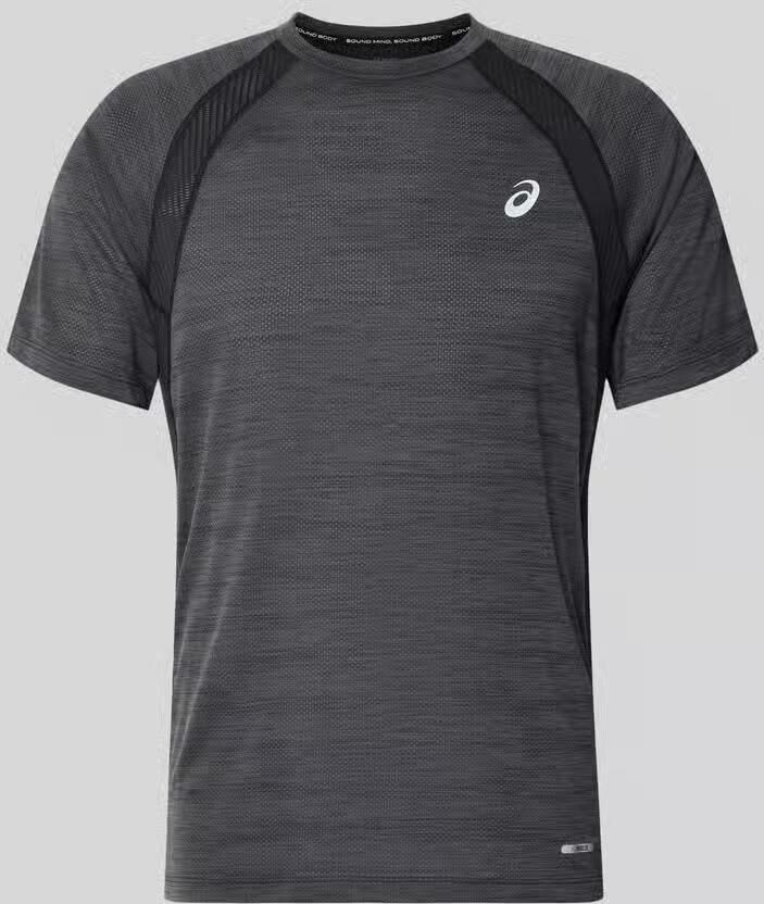 ASICS TIGER Regular fit t-shirt met logoprint model 'Road'