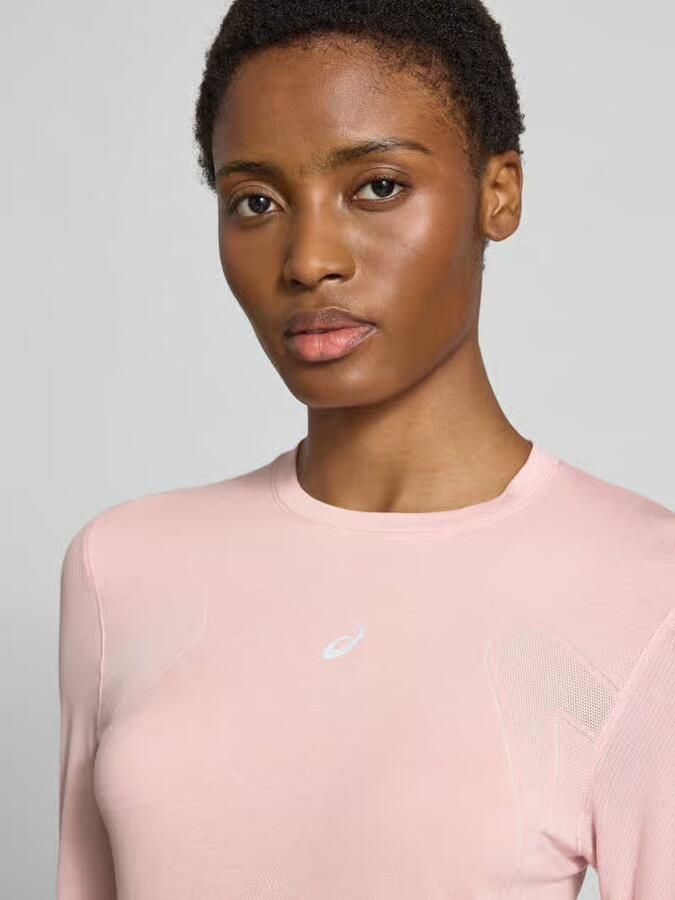 ASICS TIGER Slim fit shirt met lange mouwen met logoprint model 'Road' - Foto 2
