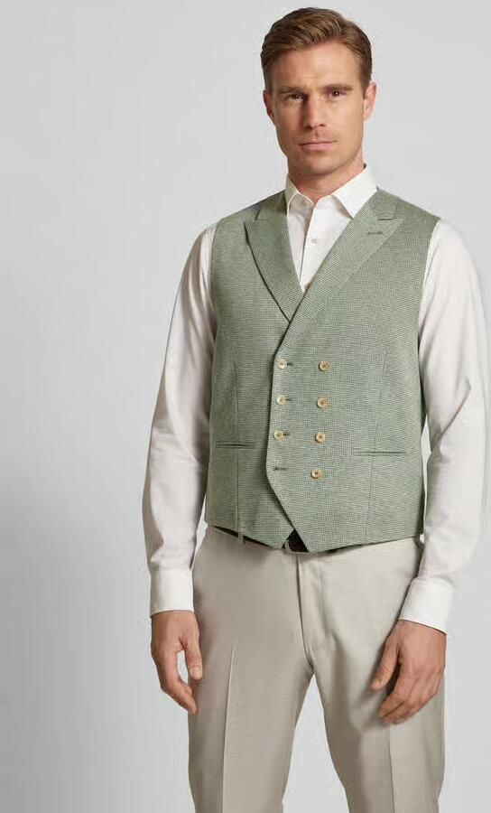 ATELIER TORINO Gilet met paspelzakken - Foto 2