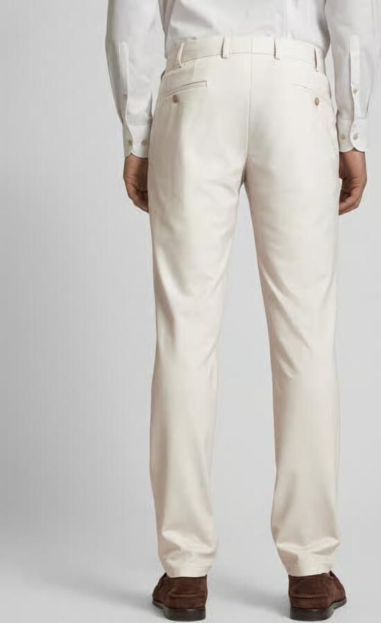 ATELIER TORINO Stoffen broek met Franse steekzakken