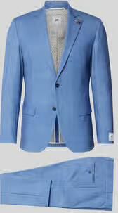 Atelier Torino slim fit pak met 2-knoops colbert