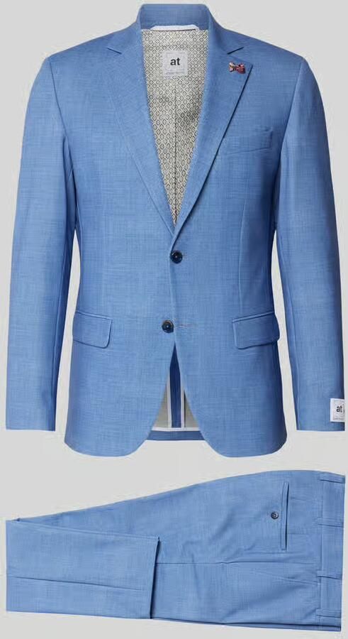 Atelier Torino slim fit pak met 2-knoops colbert - Foto 2