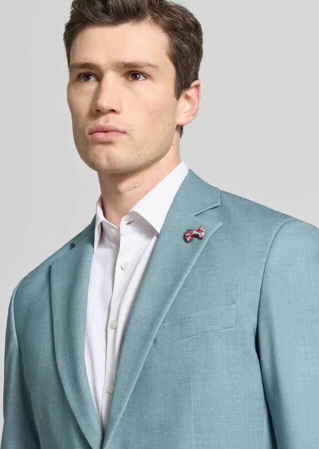 Atelier Torino slim fit pak met 2-knoops colbert