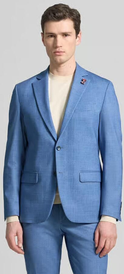 Atelier Torino slim fit pak met 2-knoops colbert - Foto 3