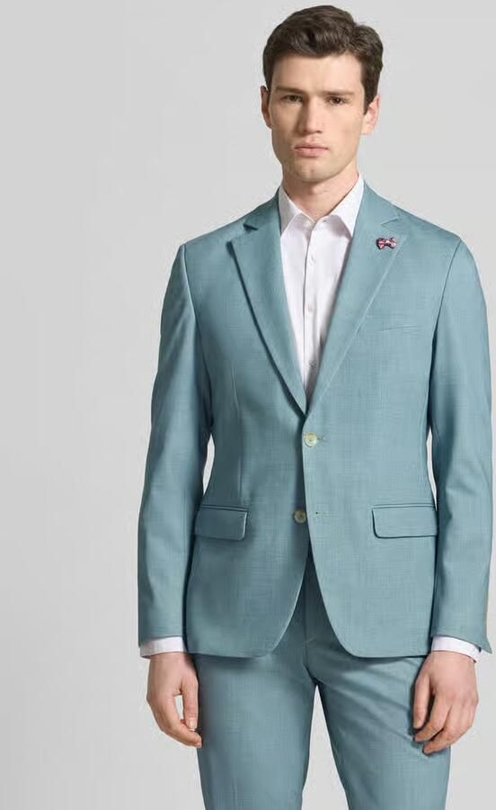 Atelier Torino slim fit pak met 2-knoops colbert - Foto 2