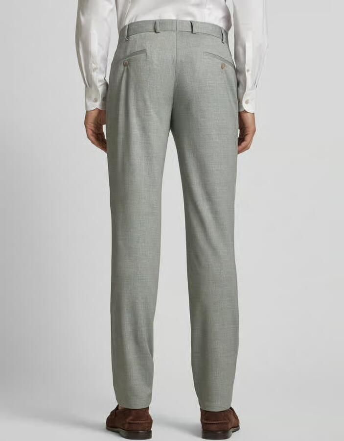 Atelier Torino Stoffen broek met Franse steekzakken