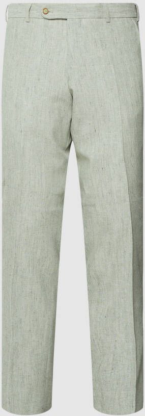 ATELIER TORINO Pantalon met linnen model 'Cane'
