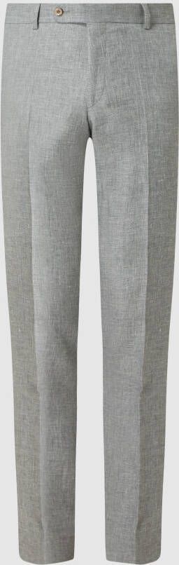 Atelier Torino Pantalon van linnenmix model 'Cane'