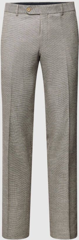 Atelier Torino Stoffen broek met persplooien model 'Cane'