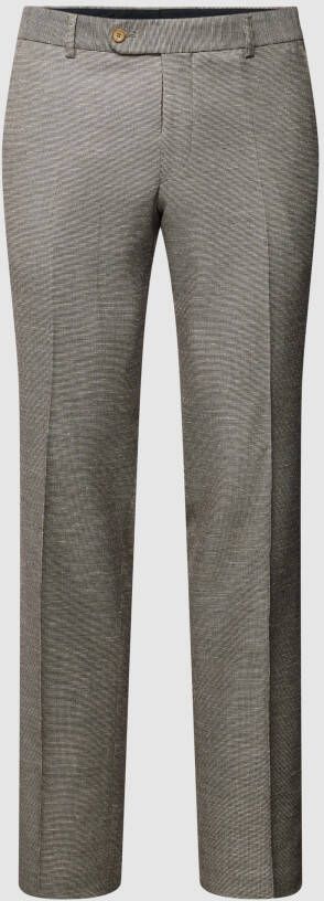 ATELIER TORINO Stoffen broek met persplooien model 'Cane'