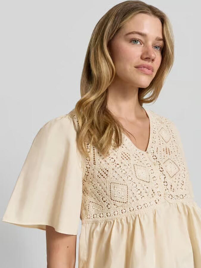 BA&SH Blousetop met gehaakt kant model 'SALVI'