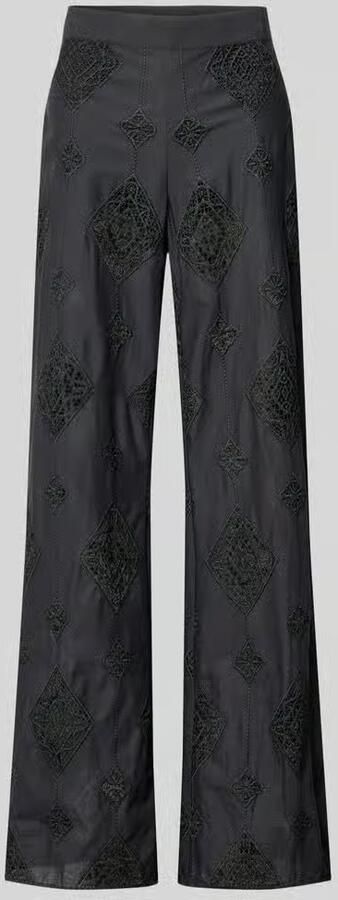 BA&SH Broek van katoen met gehaakt kant model 'MIKE' - Foto 2