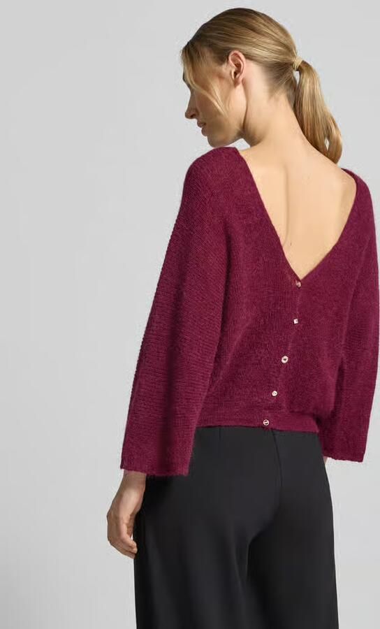 BA&SH cardigan in relaxed fit met mohair-alpaca-aandeel model 'Isaac' - Foto 3