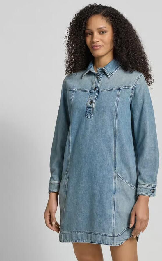 BA&SH Denimjurk met Knoopsluiting Model 'TONA' - Foto 2