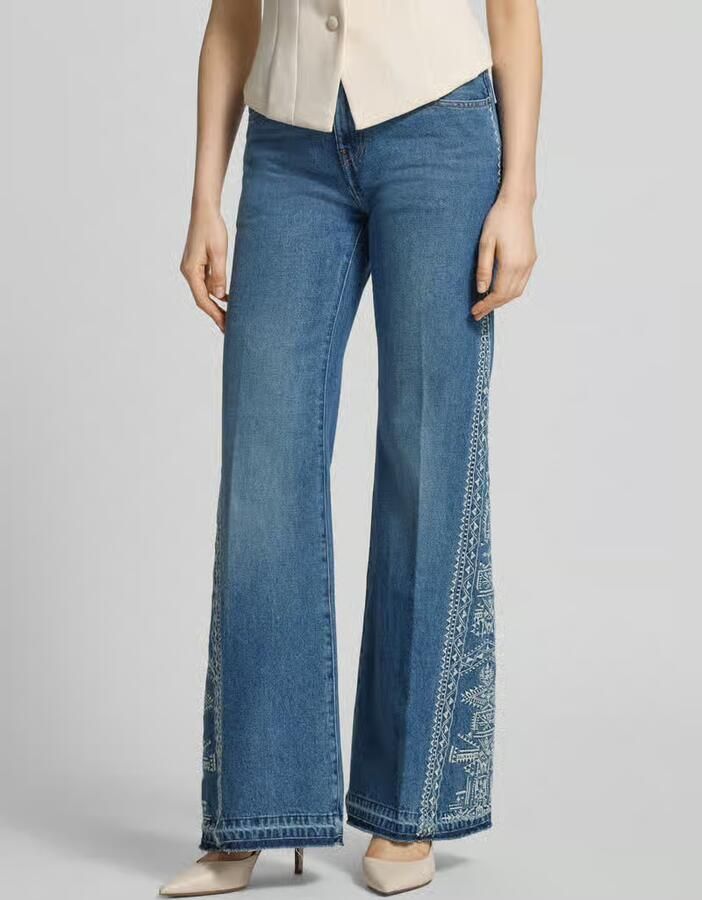 BA&SH Flared jeans met motiefstitching model 'VIVY' - Foto 2
