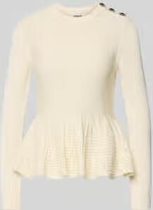 BA&SH Gebreid shirt met peplum model 'UTAMA'