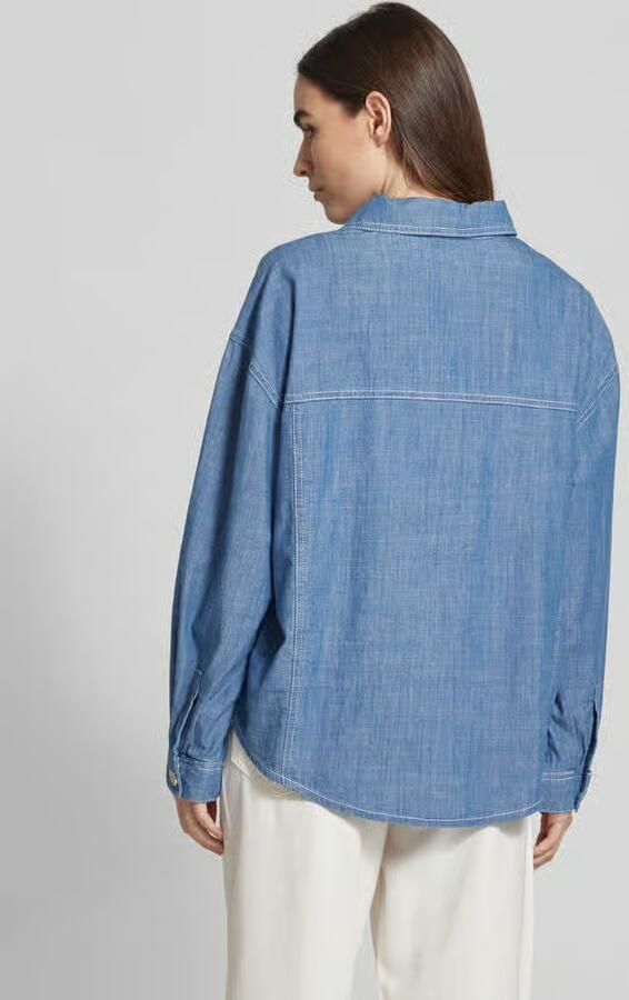 BA&SH Jeansblouse van puur katoen model 'KOOL' - Foto 4