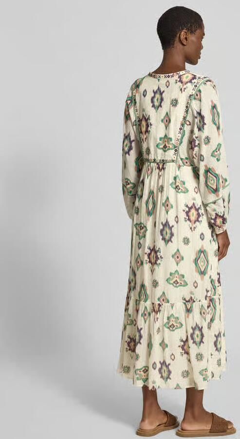 BA&SH Maxi-jurk in all-over look model 'OELIA' - Foto 3