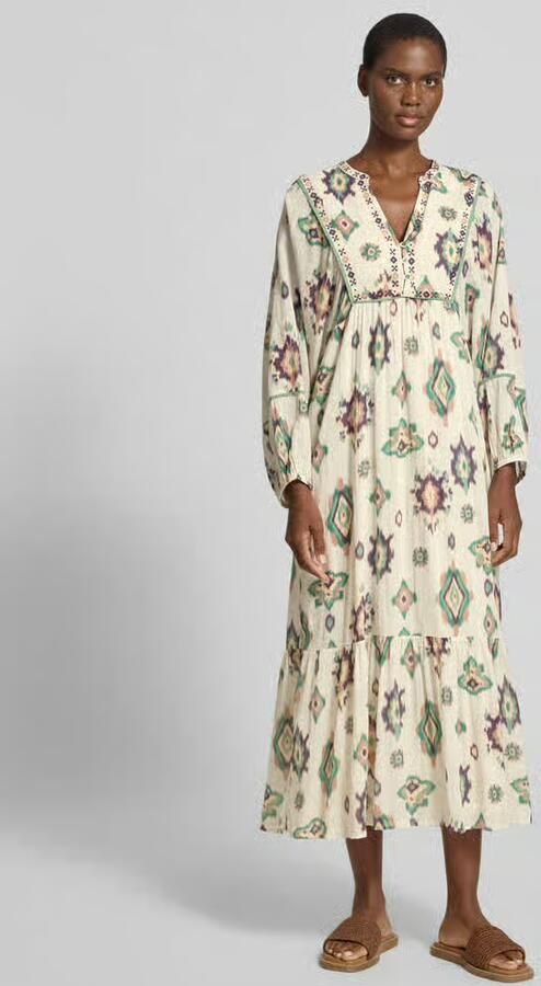 BA&SH Maxi-jurk in all-over look model 'OELIA' - Foto 2