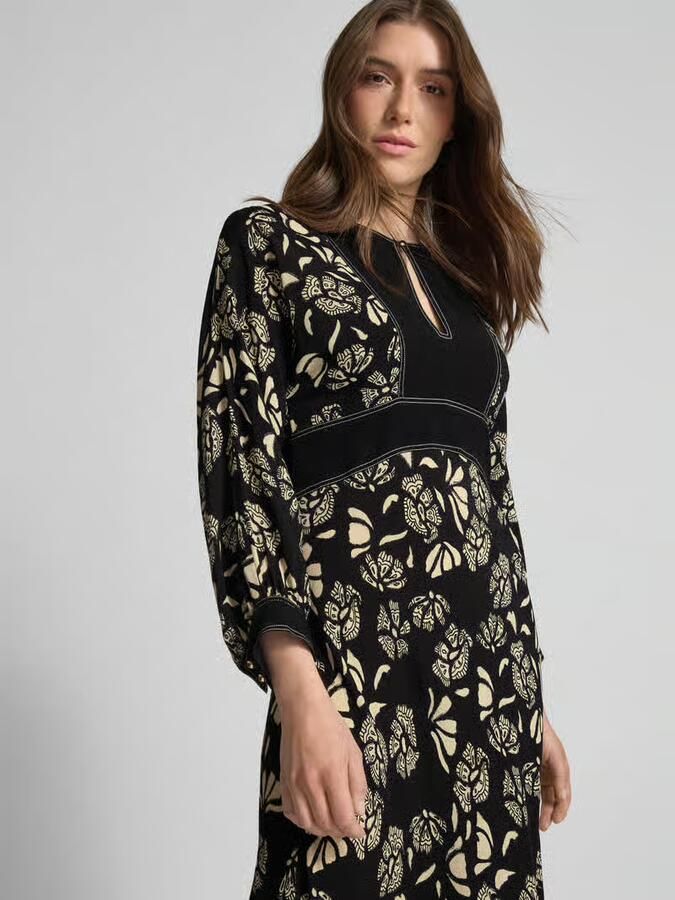 BA&SH Maxi-jurk met druppelvormige hals model 'DRESS AUDE' - Foto 2