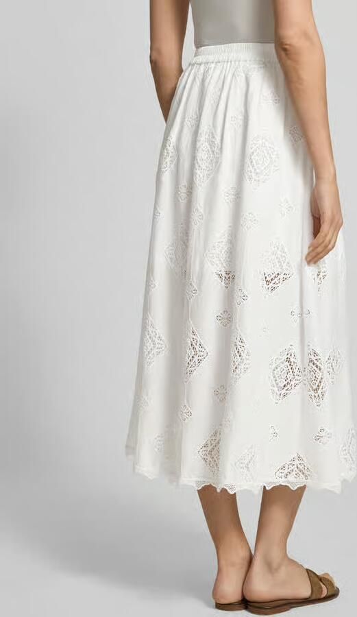BA&SH Midirok van viscose met ajourwerk model 'MONA' - Foto 4