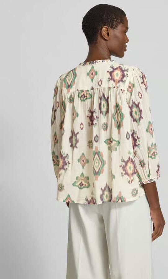 BA&SH regular fit blouse met 3 4-mouw model 'ODELIE' - Foto 4
