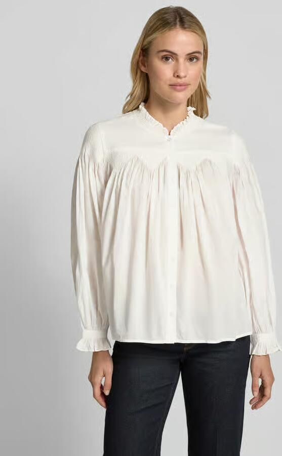 BA&SH regular fit blouse met opstaande kraag model 'TONIA' - Foto 3