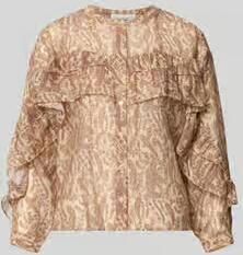 BA&SH regular fit blouse met volants model 'TUNELLA'