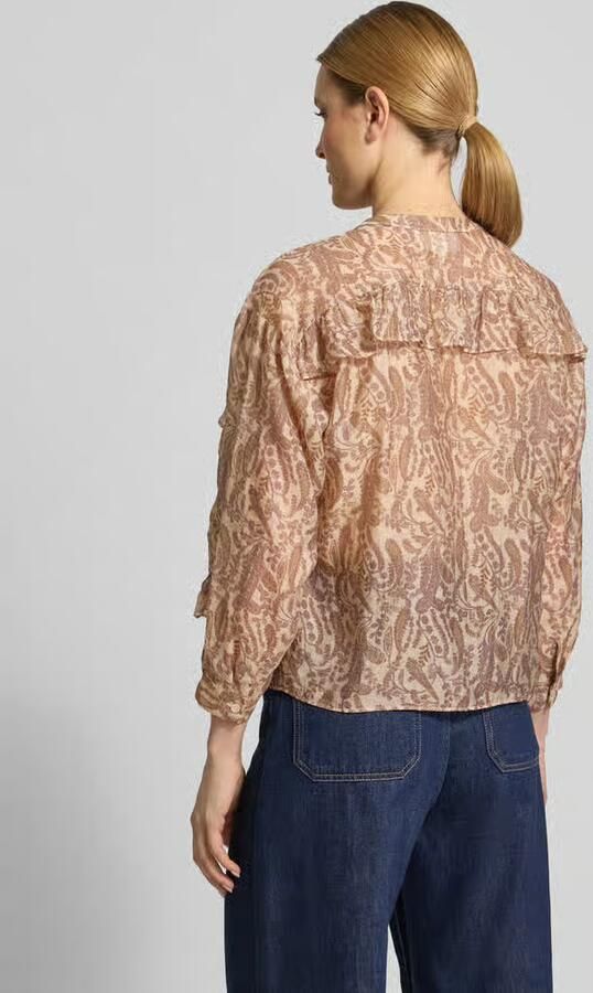 BA&SH regular fit blouse met volants model 'TUNELLA' - Foto 3