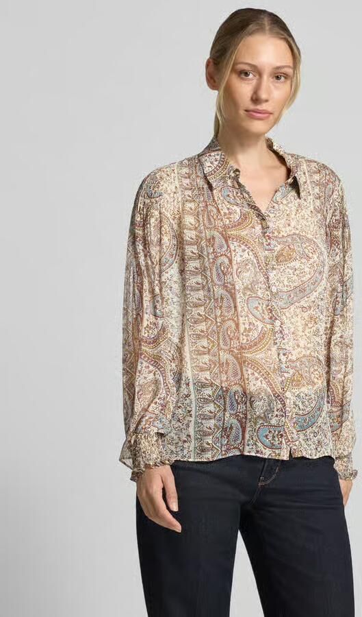BA&SH Regular fit blouse van pure viscose model 'Cleo' - Foto 3